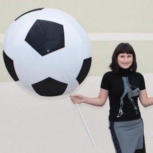 Большой воздушный шар - футбольный мяч. Компания onballoon.ru