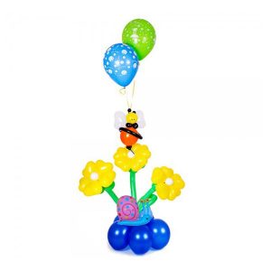 Букет цветов из воздушных шаров «Пчелка»