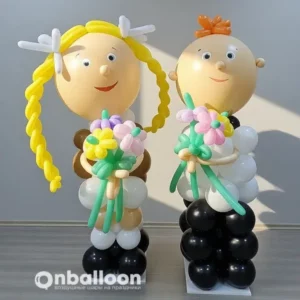 Фигуры из шаров «Школьники», 2 шт
