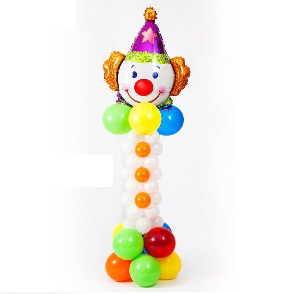 Фигура из шаров «Разноцветный клоун»