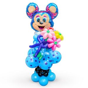 Фигура из шаров «Синяя мышка»
