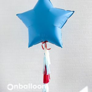 Шар звезда 81 см. на гирлянде тассел 1 шт.