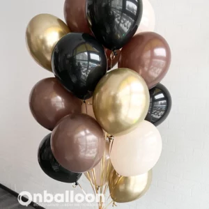 Облако из шаров "Черное золото"