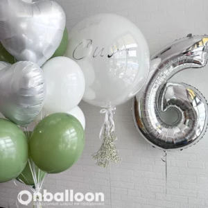 Набор праздничных шаров на 6 лет