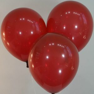 Воздушный шар с гелием (30 см.) бордовый, 1 шт.