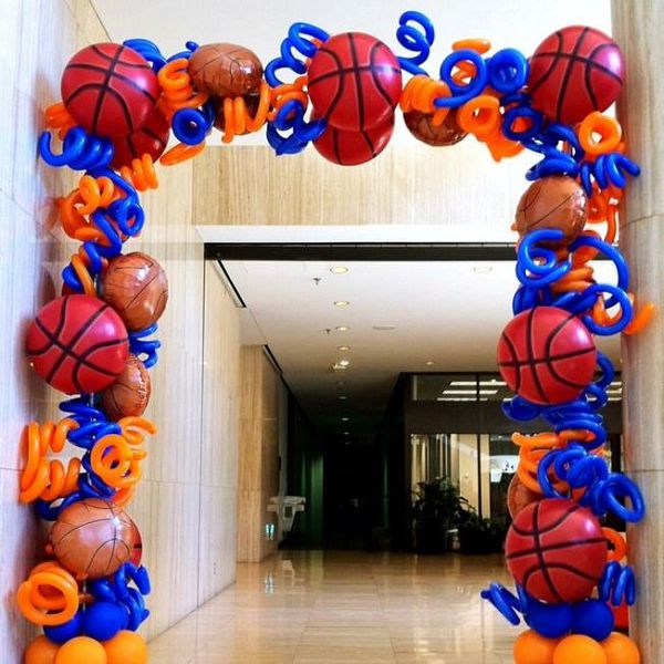 Комбинированная арка из шаров