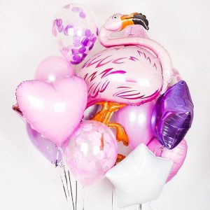 Букет из шаров “Фламинго”