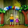 Оформление воздушными шарами выпускного в детском саду. Компания onballoon.ru