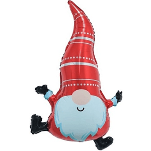 Шар (31''/79 см) Фигура, Новогодний гном, 1 шт.