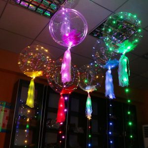 Шары со светодиодной лентой. Светящиеся шары.http://onballoon.ru