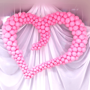 Сердце плетеное из шаров “Оригинальное”