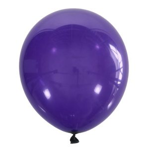 Воздушный шар темно-фиолетовый декоратор. Шар (30 см.), 1 шт.