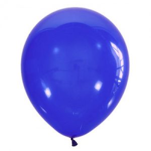 Воздушный шар королевский синий  декоратор. Шар (30 см.), 1 шт.