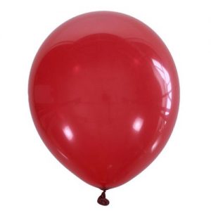 Воздушный шар вишневый красный декоратор. Шар (30 см.), 1 шт.