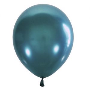 Воздушный шар синяя вода металлик. Шар (30 см.), 1 шт.