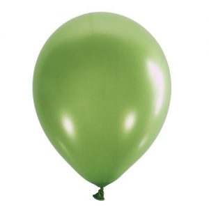 Воздушный шар зеленый киви металлик. Шар (30 см.), 1 шт.