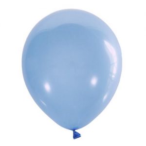 Воздушный шар голубой пастель. Шар (30 см.), 1 шт.