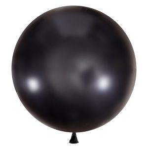 Большой олимпийский черный шарик 90 см.
