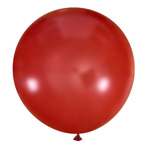 Большой олимпийский красный прозрачный шарик 90 см.