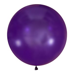 Большой олимпийский темно-фиалетовый шарик 90 см.