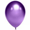 Воздушный шарик хромированный фиолетовый