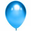 Воздушный шарик хромированный синий