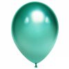 Воздушный шарик хромированный зеленый