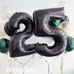 Набор воздушных шаров на 25 лет