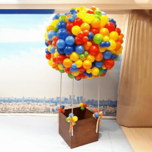 Композиция из шаров “Воздушный шар разноцветный”