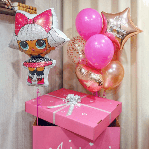 Коробка – сюрприз “Кукла в коробке”