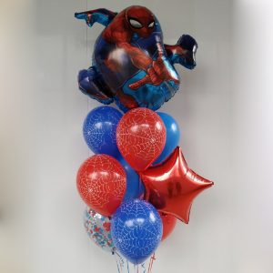 Фонтан из шаров “Привет, Человек- паук!”