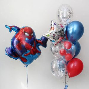 Набор шаров “Праздник супер Человек-паук”