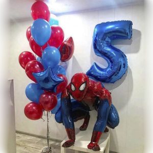 Набор шаров “Человек-паук герой дня”