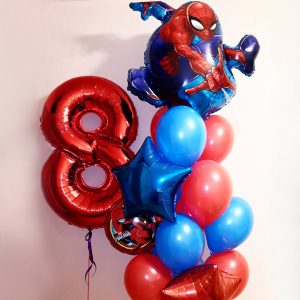 Набор шаров “Человек-паук любимый герой”