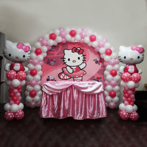 Фотозона с Hello Kitty “С днем рождения, малышка! “