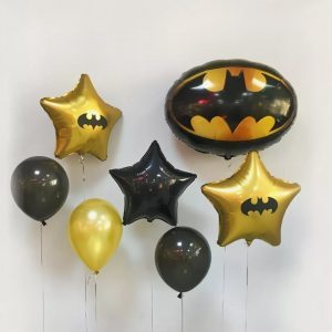 Набор шаров “С днём рождения, Бэтмен”