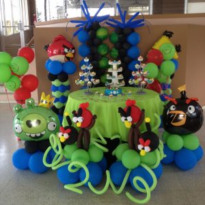 Набор шаров “Angry Birds на дне рождении”