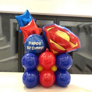 Поинт из шаров “Эмблема супермена”