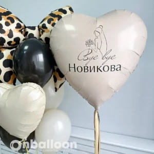 Набор шаров на девичник с рисунком невесты