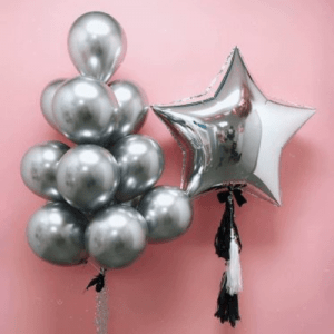 Набор праздничных шаров “Серебро”