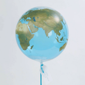 Шар (61 см.) Bubble, Земля 1 шт.