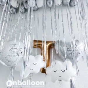 Набор шаров "Выписка для мальчика с шарами под потолок"