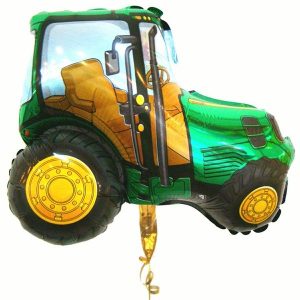 Шар фигура (70 см.), Трактор зеленый, 1 шт.