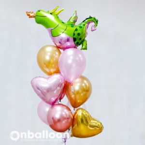 Букет из шаров "Дракоша"