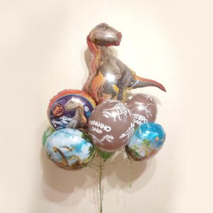 Букет из шаров “Мир Юрского периода”