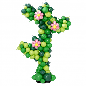 Фигура из шаров “Цветущий кактус”