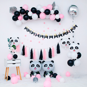 Набор шаров “День рождение в стиле Панда”