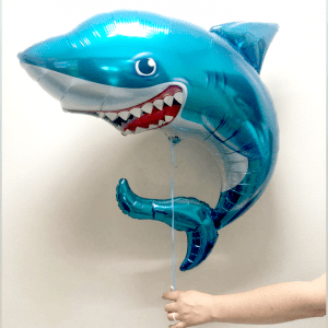 Фольгированный шар фигура (91 см.) “Акула” 1 шт.