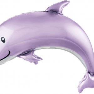 Фольгированный шар фигура (117 см.)”Счастливый Дельфин” 1 шт.