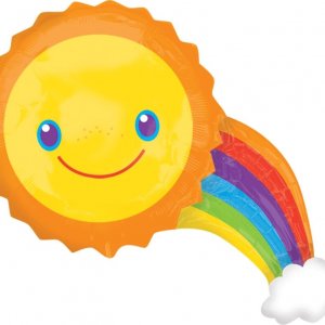 Фольгированный шар фигура (91 см.)”Солнечная радуга” 1 шт.